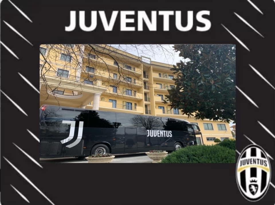 Cassino Il pullman della Juventus in città Teleuniverso